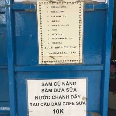 Thực đơn- Ăn vặt Quán Chè Bình Dân - Nguyễn Cảnh Chân