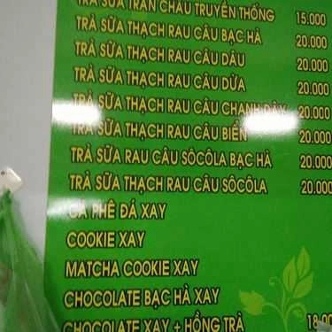 Thực đơn- Ăn vặt Quán Chè Chú Mập