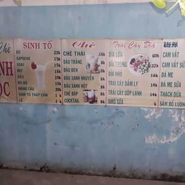 Thực đơn- Ăn vặt Chè Khánh Ngọc