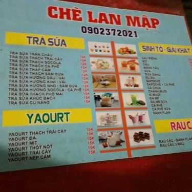 Thực đơn- Cafe Quán Chè Lan Mập