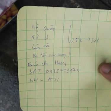 Thực đơn- Ăn vặt Khoai Lang Lắc Xí Muội - Nguyễn Bặc