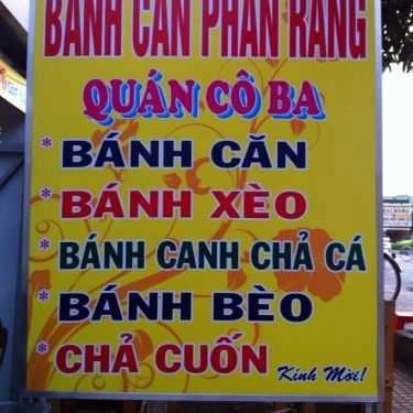 Tổng hợp- Ăn vặt Quán Cô Ba - Bánh Căn, Bánh Xèo Phan Rang