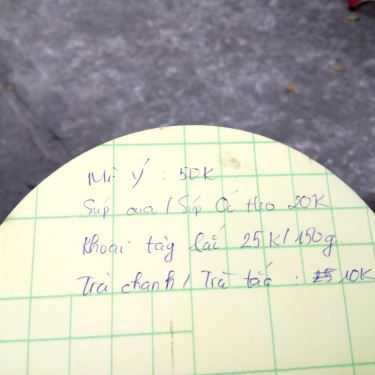 Thực đơn- Cô Ngọc - Cá Viên Chiên, Trà Chanh & Ăn Vặt