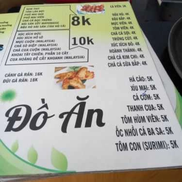 Thực đơn- Cafe Quán Cũ - Trà Sữa & Ăn Vặt