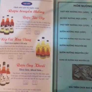 Thực đơn- Quán Nhậu Quán Dê Tài Ký