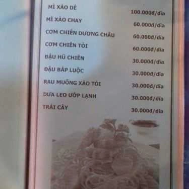 Thực đơn- Quán Nhậu Quán Dê Tài Ký