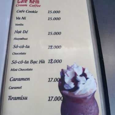 Thực đơn- Cafe Drinks On The Go