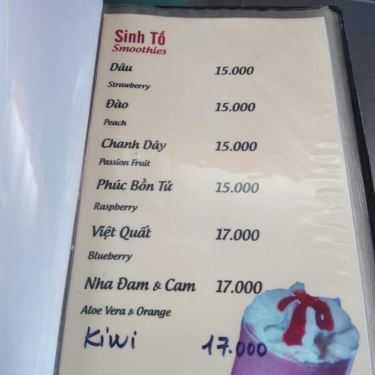 Thực đơn- Cafe Drinks On The Go