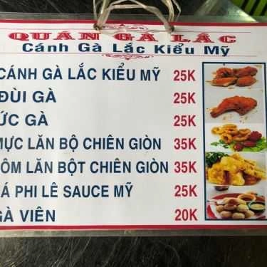 Thực đơn- Ăn vặt Quán Gà Lắc