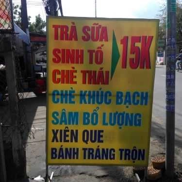 Thực đơn- Ăn vặt Quán 242 - Trà Sữa, Sinh Tố & Chè Thái