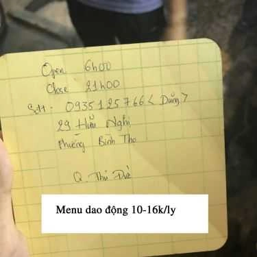 Tổng hợp- Cafe & Giải Khát - Hữu Nghị
