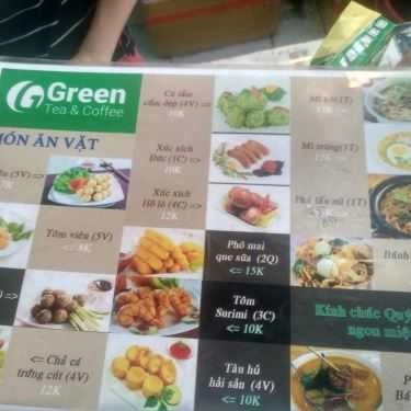 Thực đơn- Green Tea & Coffee - Đường DC6