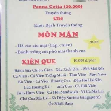 Tổng hợp- Ăn vặt Quán Há Cảo & Rau Má - Hoàng Diệu