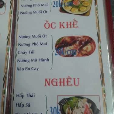 Thực đơn- Quán Nhậu Quán Hải Sản Cần Giờ
