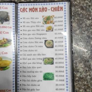 Thực đơn- Quán Nhậu Hai Thông - Lẩu Bò, Gà & Các Món Nhậu Bình Dân