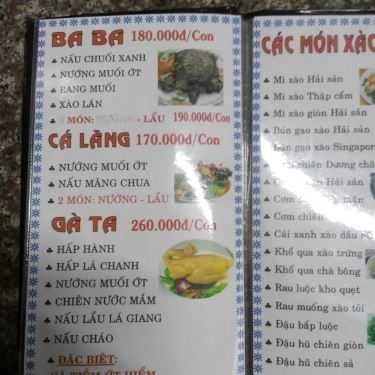 Thực đơn- Quán Nhậu Hai Thông - Lẩu Bò, Gà & Các Món Nhậu Bình Dân