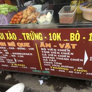 Thực đơn- Bánh Mì Hamburger, Ăn Vặt & Trà Sữa