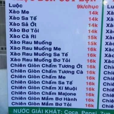 Thực đơn- Ăn vặt Quán Hiển - Vịt Lộn & Cút Lộn