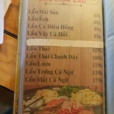 Thực đơn- Quán Nhậu Quán Hoàng Mập - Nhậu Bình Dân