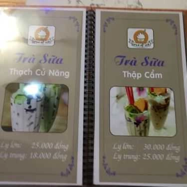 Thực đơn- Cafe Love Of Ice - Kem & Trà Sữa