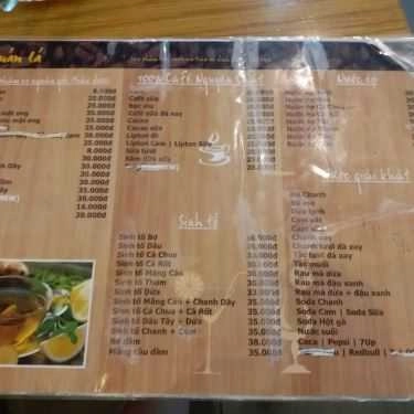 Thực đơn- Quán Lá Cafe