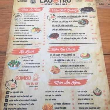 Thực đơn- Quán Nhậu Quán Lão Trư - Street Food BBQ & Beer - Tô Vĩnh Diện