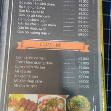 Thực đơn- Quán Nhậu Quán Lẩu Hai Út