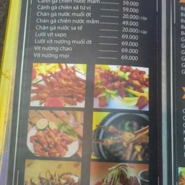 Thực đơn- Quán Nhậu Quán Lẩu Hai Út