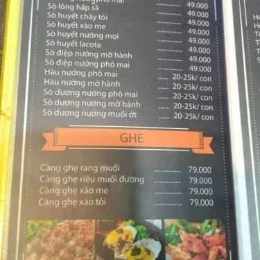 Thực đơn- Quán Nhậu Quán Lẩu Hai Út