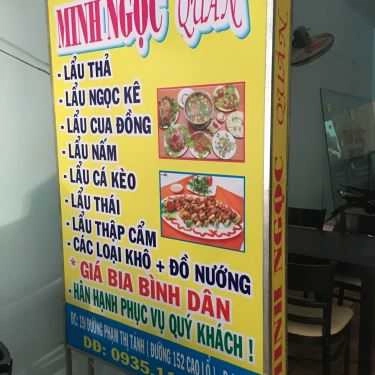 Thực đơn- Quán Nhậu Minh Ngọc - Lẩu & Các Món Nhậu Bình Dân