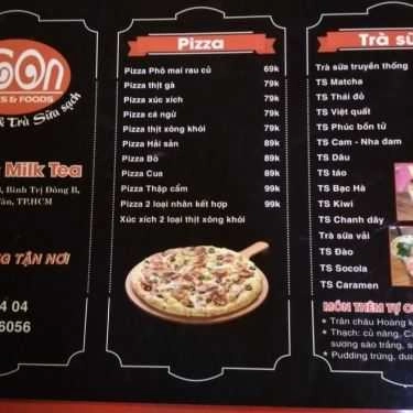 Thực đơn- Cafe Pizza & Milk Tea - Đường Số 3