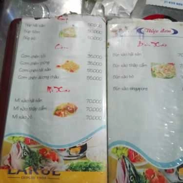 Thực đơn- Quán Nhậu 396 - Vựa Hải Sản Phan Thiết