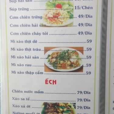 Thực đơn- Quán Nhậu Đức Tâm
