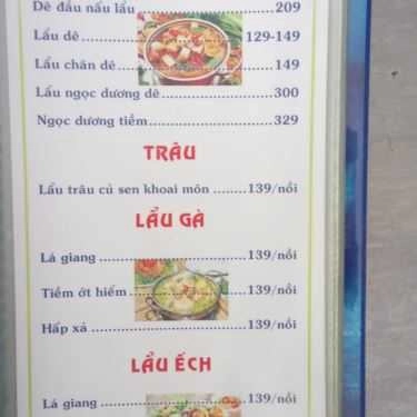 Thực đơn- Quán Nhậu Đức Tâm