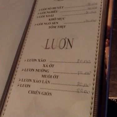 Thực đơn- Quán Nhậu Quán Huynh Đệ - Món Nhậu Bình Dân