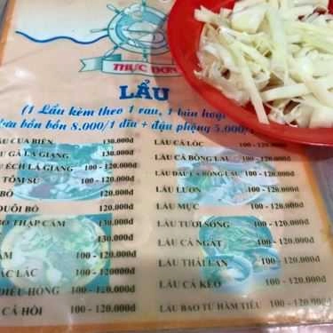 Thực đơn- Quán Nhậu Minh Quân - Sơn Kỳ