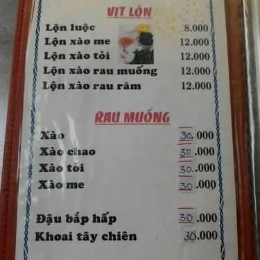 Thực đơn- Quán Nhậu Quán Ốc 126 - Đường Số 9