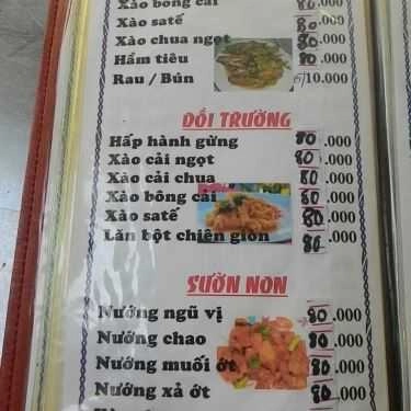 Thực đơn- Quán Nhậu Quán Ốc 126 - Đường Số 9
