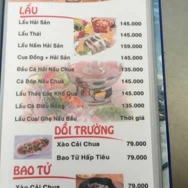 Thực đơn- Quán Nhậu Quán Ốc Ba Đô