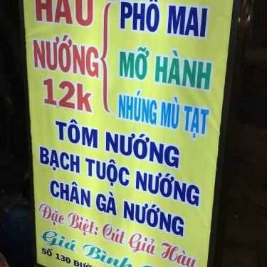 Thực đơn- Ăn vặt Quán Ốc Bình Dân - Hàu Nướng & Tôm Nướng