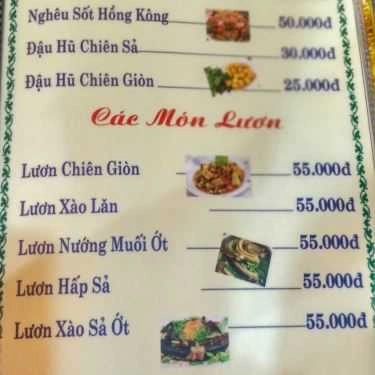 Thực đơn- Quán Nhậu Quán Ốc Năm Nghêu
