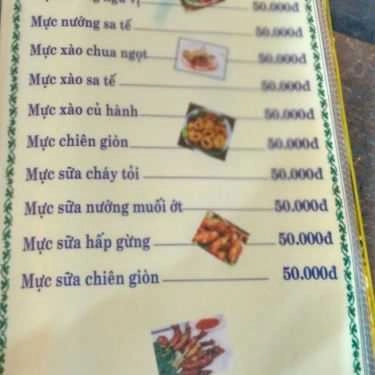 Thực đơn- Quán Nhậu Quán Ốc Năm Nghêu