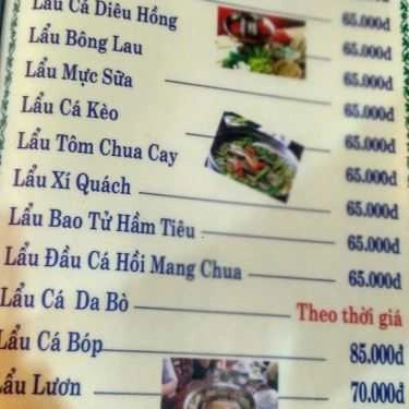 Thực đơn- Quán Nhậu Quán Ốc Năm Nghêu