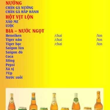 Thực đơn- Ăn vặt Quán Ốc Sơn