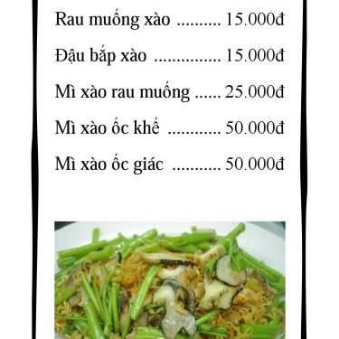 Thực đơn- Ăn vặt Quán Ốc Sumo