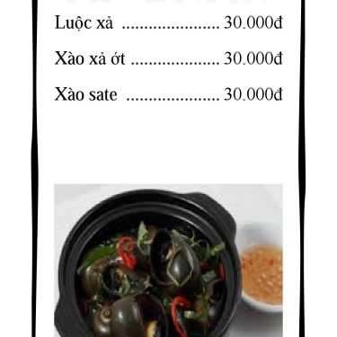 Thực đơn- Ăn vặt Quán Ốc Sumo