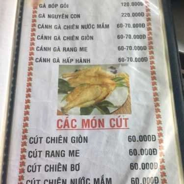 Thực đơn- Quán Nhậu Sơn Lâm - Dê Tươi & Các Món Lẩu