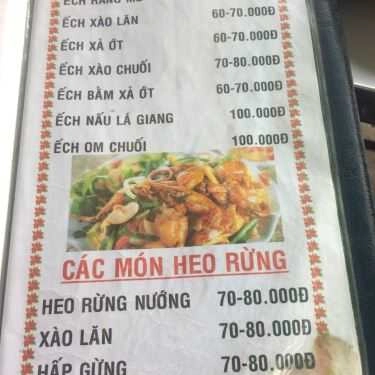Thực đơn- Quán Nhậu Sơn Lâm - Dê Tươi & Các Món Lẩu