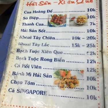 Thực đơn- Ăn vặt Quán Thảo - Võ Thành Trang