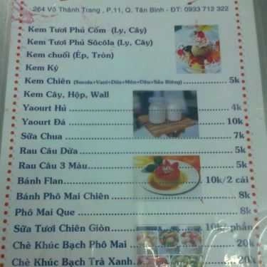 Thực đơn- Ăn vặt Quán Thảo - Võ Thành Trang